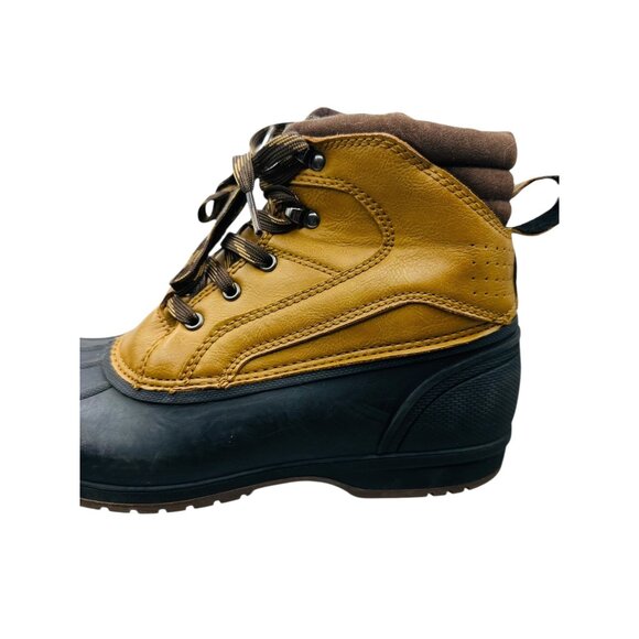 Magellan Outdoors Mens Insulated Duck Boots Size 9D Brown Thermoplastic Rubber - Picture 8 of 16